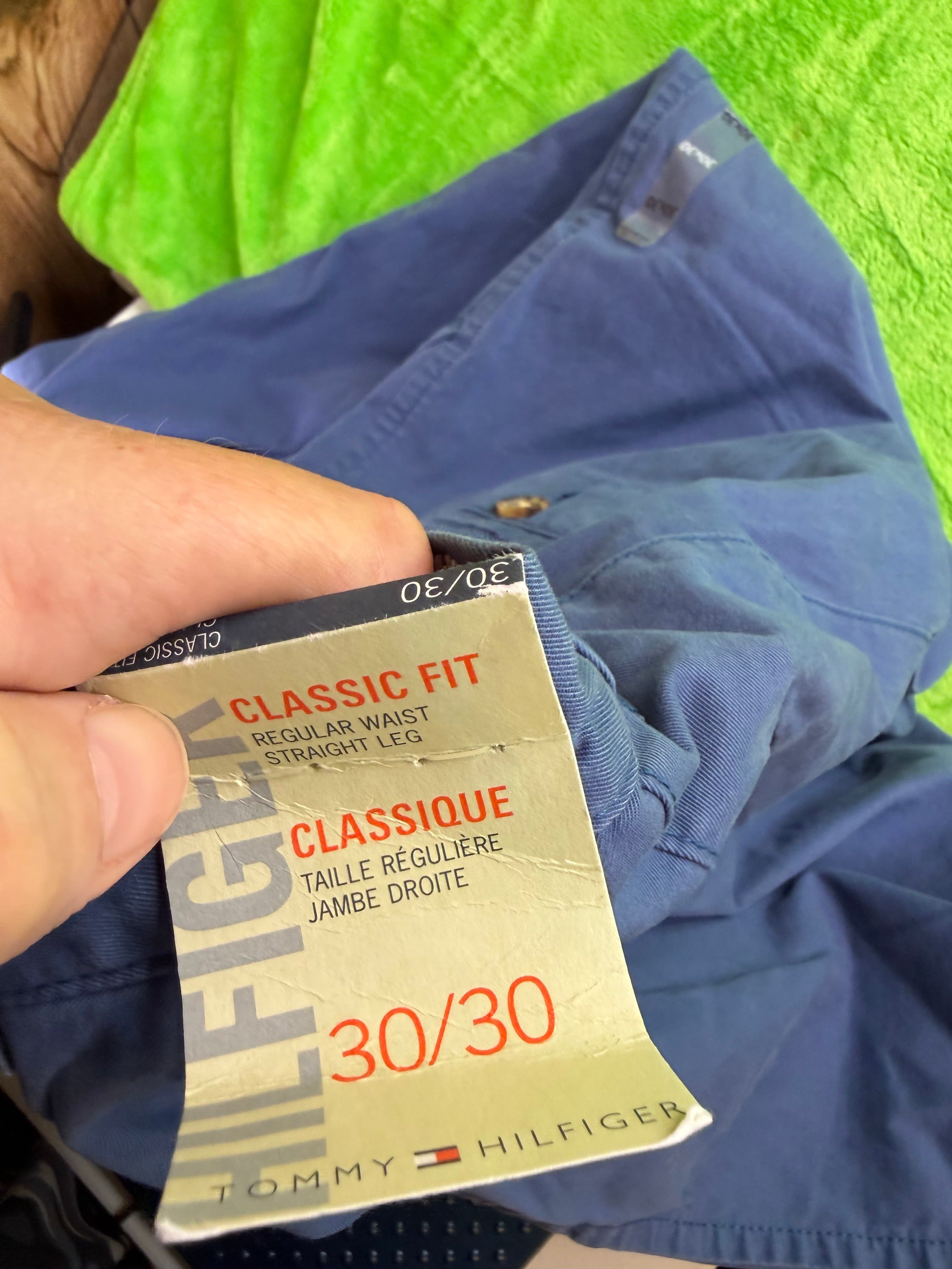 NWT Tommy Hilfiger Classic Fit Chino Pants Sz 30x30 Blue - Thumbnail 5