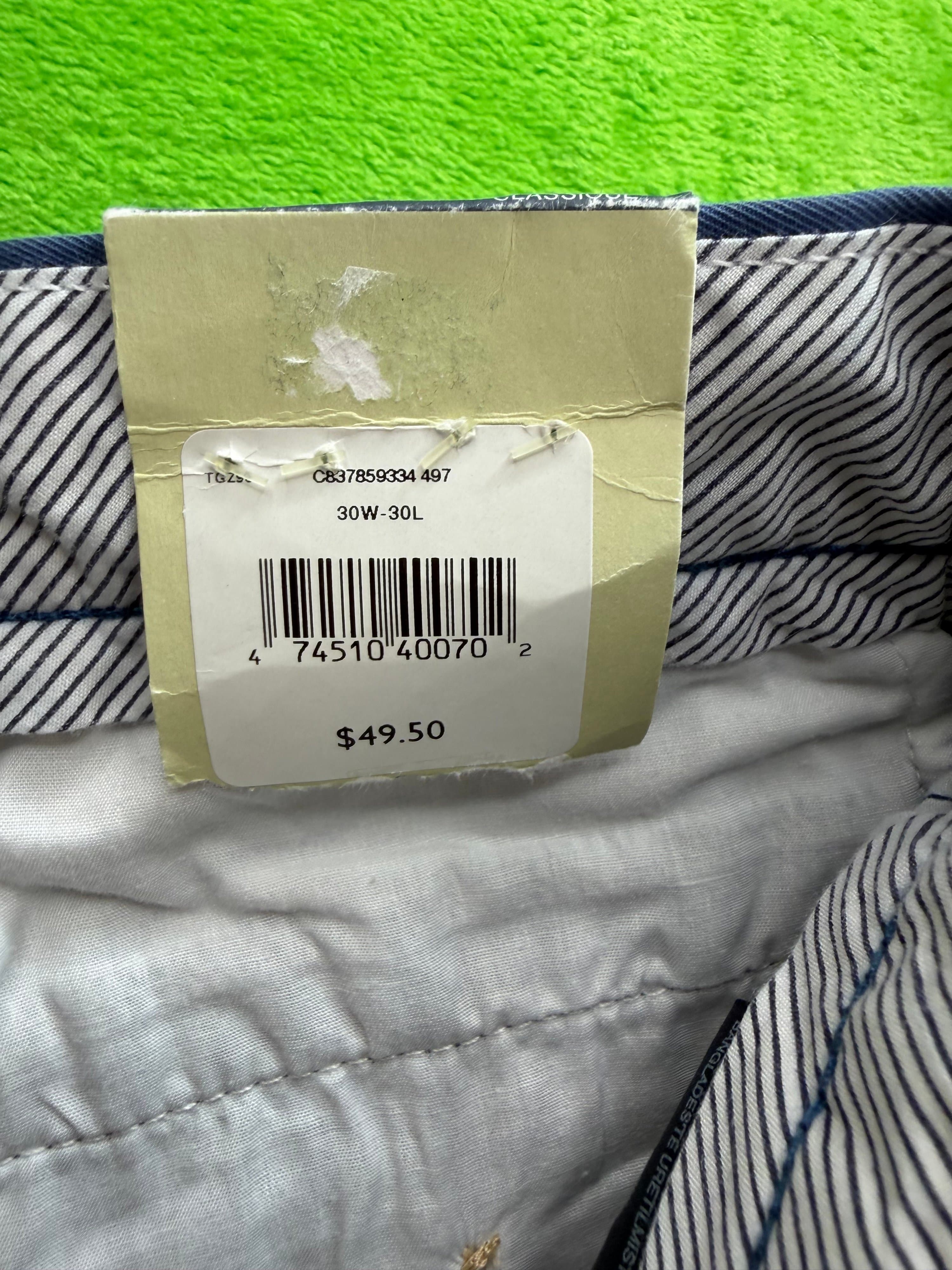 NWT Tommy Hilfiger Classic Fit Chino Pants Sz 30x30 Blue - Thumbnail 4