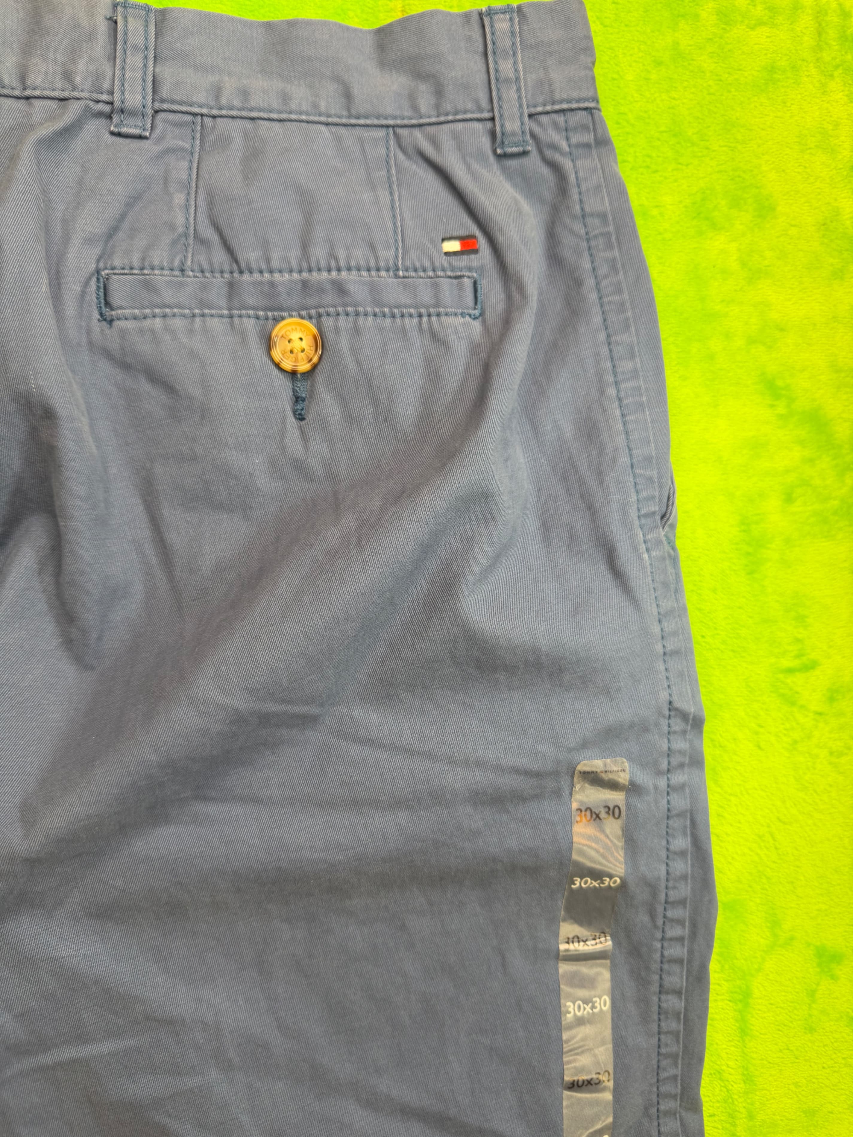 NWT Tommy Hilfiger Classic Fit Chino Pants Sz 30x30 Blue - Thumbnail 9