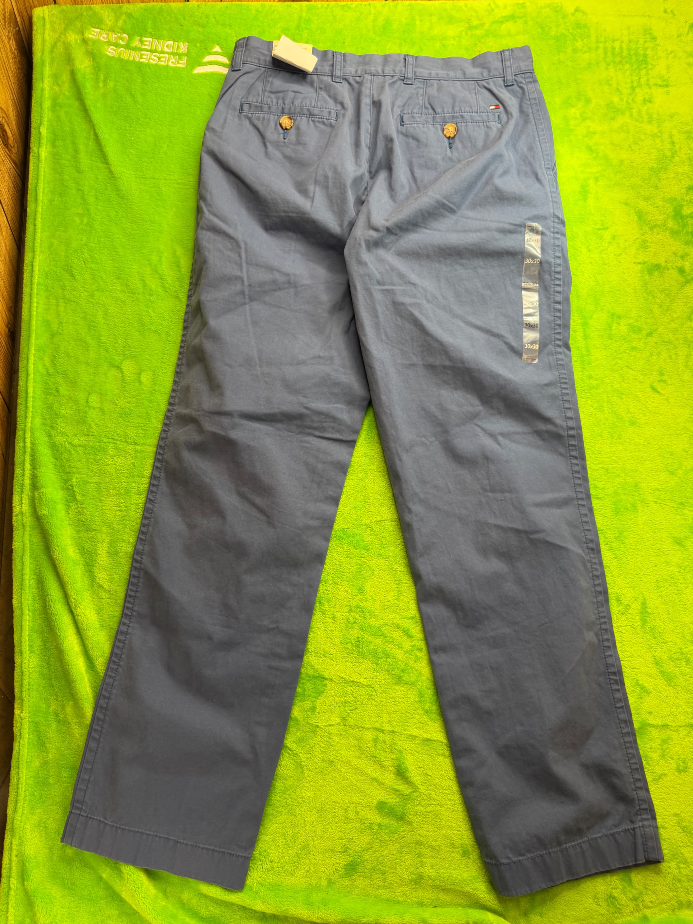 NWT Tommy Hilfiger Classic Fit Chino Pants Sz 30x30 Blue - Thumbnail 2