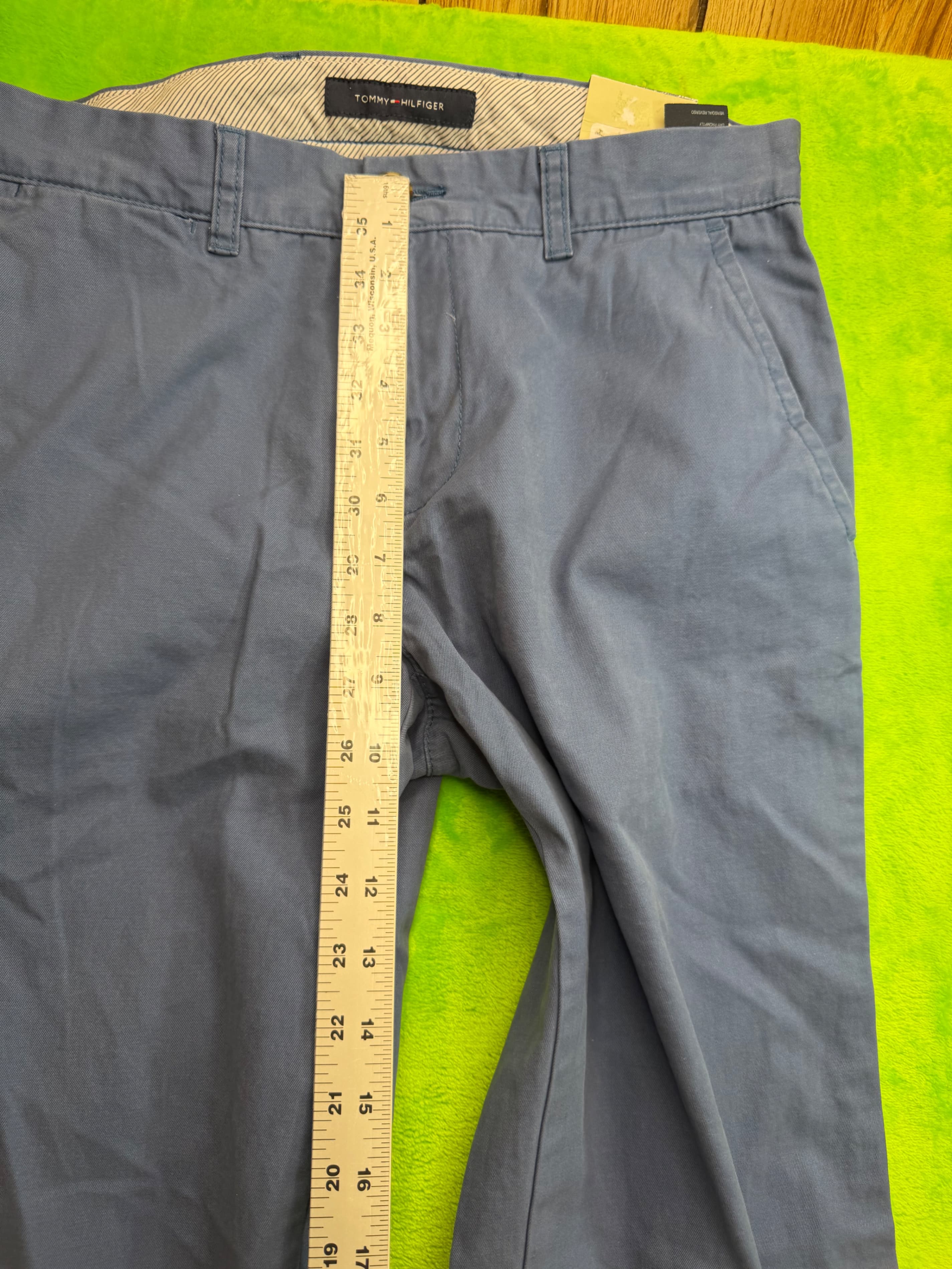 NWT Tommy Hilfiger Classic Fit Chino Pants Sz 30x30 Blue - Thumbnail 11