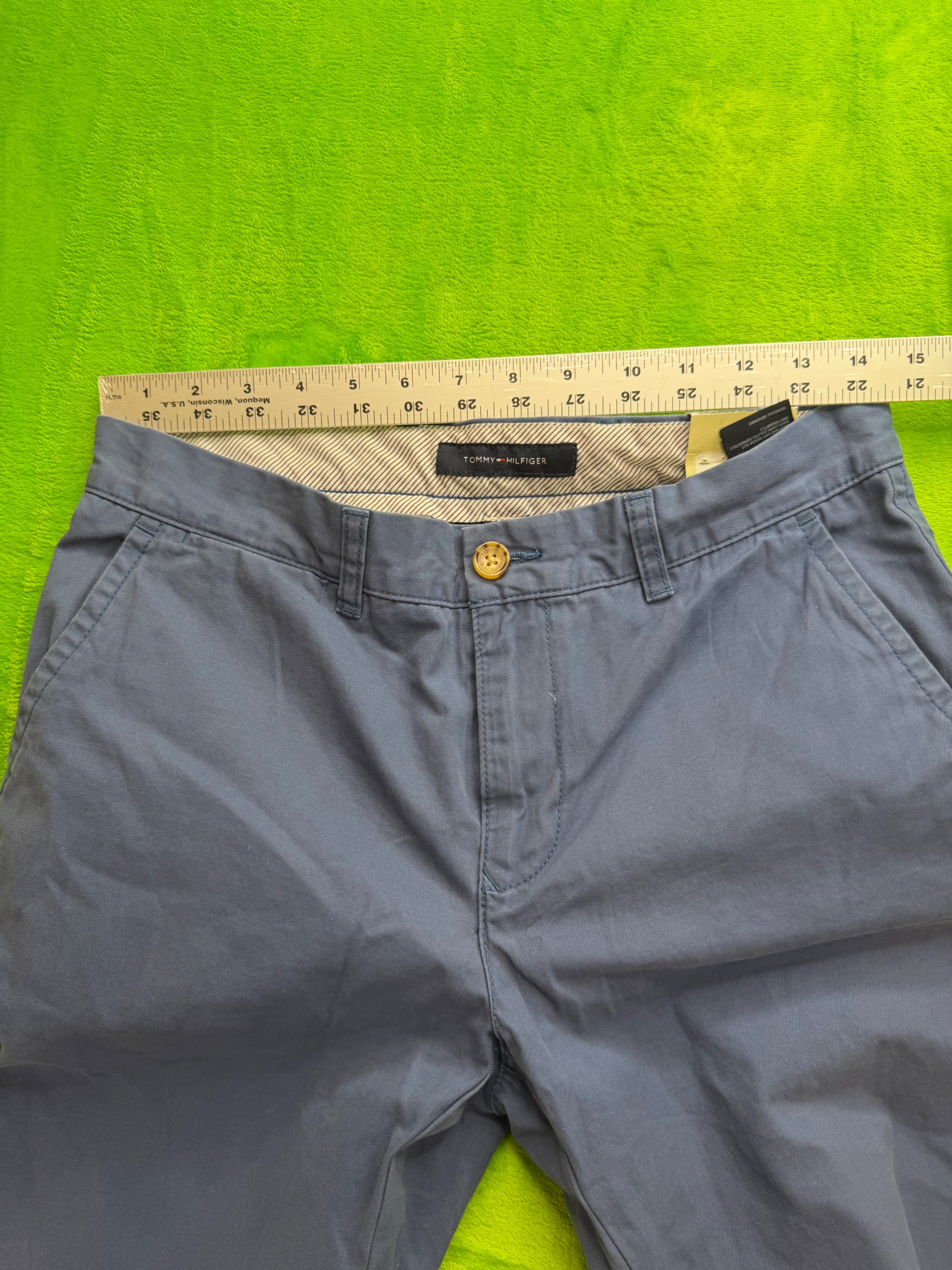 NWT Tommy Hilfiger Classic Fit Chino Pants Sz 30x30 Blue - Thumbnail 10