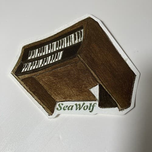 Sea Wolf Music Promo Sticker Decal 2007 Get to the River Before it Rains to Low