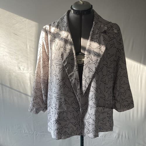 Forever 21 Plus Clothes Hanger AOP Blazer Plus Size XL NWT TWEE Indie SLeaze - Thumbnail 13