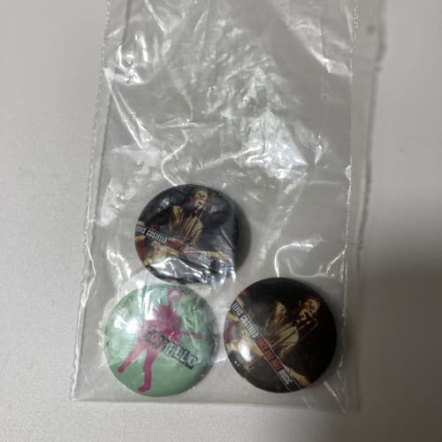 Elvis Costello 2007 Pin Badges Lot of 3 Rock In Roll Music Promos Memorabilia