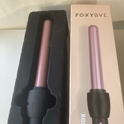 Foxybae Rose Gold 25mm Curling Wand New Boxed Curling Iron - Thumbnail 18