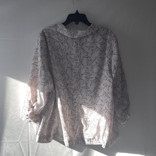Forever 21 Plus Clothes Hanger AOP Blazer Plus Size XL NWT TWEE Indie SLeaze - Thumbnail 4