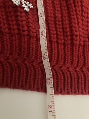 Vintage Mervyns Ugly Christmas Sweater Red Knit Christmas Bulbs Snowflakes Small - Thumbnail 11