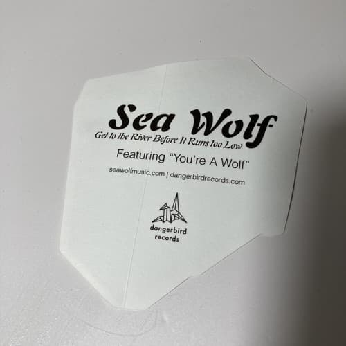 Sea Wolf Music Promo Sticker Decal 2007 Get to the River Before it Rains to Low - Thumbnail 2