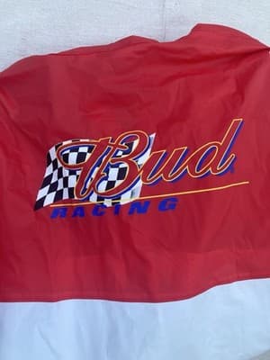VTG Racing Windbreaker Rain Jacket Dale Earnhardt Jr. Budweiser Sun Faded Men L - Thumbnail 16