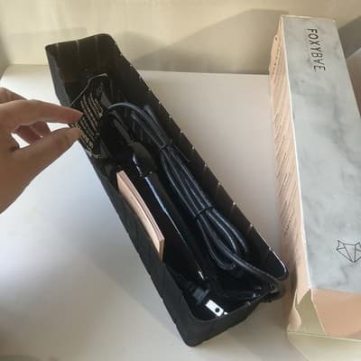 Foxybae Rose Gold 25mm Curling Wand New Boxed Curling Iron - Thumbnail 14