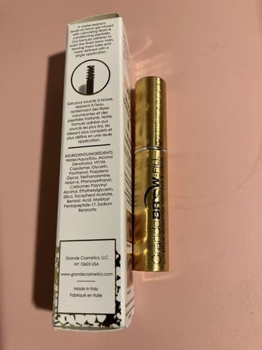 Grande Cosmetics Brow-Fill Volumizing Brow-Gel Clear Full size 0.14 oz/ 4 g NIB - Thumbnail 3