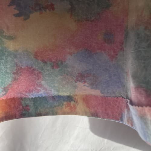 Vintage Handmade Water Color Pastel Women’s Blazer GrannyCore Fairy Core Medium - Thumbnail 14