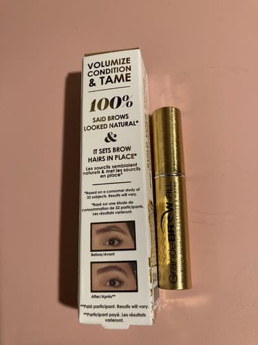 Grande Cosmetics Brow-Fill Volumizing Brow-Gel Clear Full size 0.14 oz/ 4 g NIB - Thumbnail 5