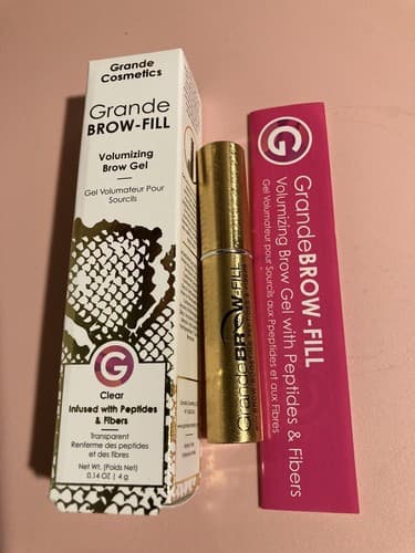 Grande Cosmetics Brow-Fill Volumizing Brow-Gel Clear Full size 0.14 oz/ 4 g NIB - Thumbnail 2