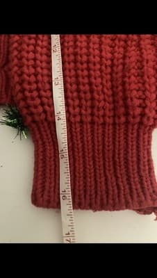 Vintage Mervyns Ugly Christmas Sweater Red Knit Christmas Bulbs Snowflakes Small - Thumbnail 22
