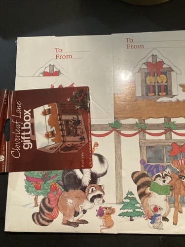 Vintage NOS American Greetings Clover Lane Gift Box 9 X 5 X 8 3/4 SEALED - Thumbnail 3