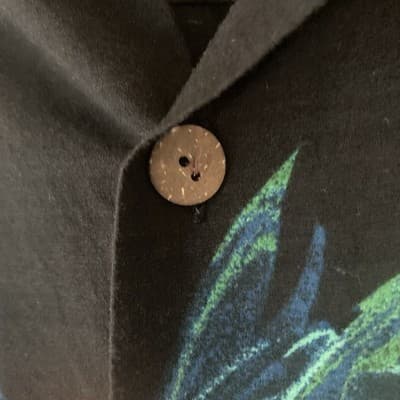 Vintage Hilo Hattie Hawaiian Original Short Sleeve Mens XL Black Parrot Tropical - Thumbnail 13