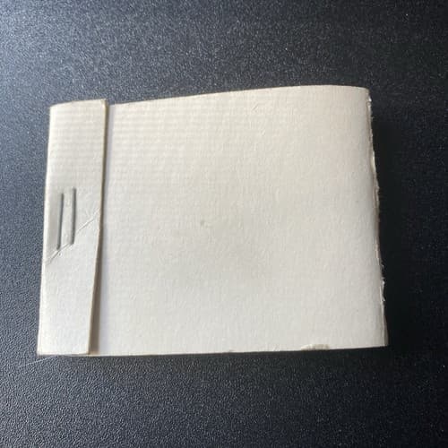 Vintage Matchbook Sewing Kit Repair Kit Sewing Notions MCM Era Bird Motif Stamp - Thumbnail 4