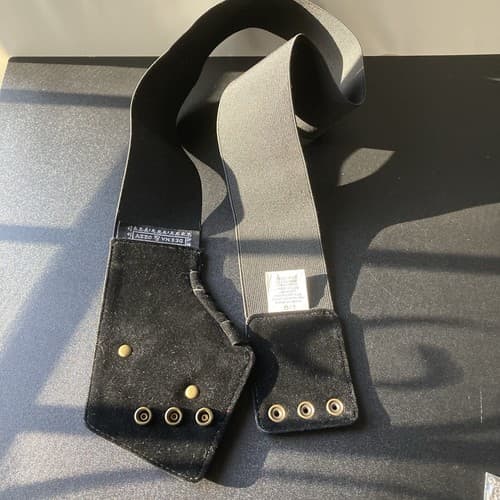 VTG Deena & Ozzy Embellished Elastic Belt Stones Jewels Large Y2K Indie Sleaze - Thumbnail 3