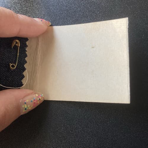 Vintage Matchbook Sewing Kit Repair Kit Sewing Notions MCM Era Bird Motif Stamp - Thumbnail 5