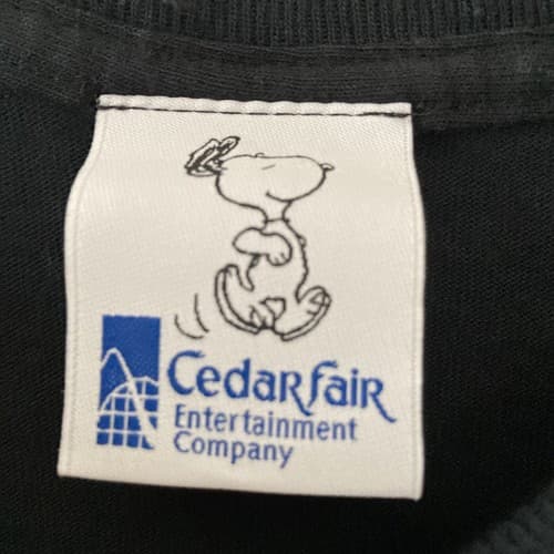 Vintage Y2K Cedar Fair Knotts Berry Farm T Shirt Medium Snoopy Charlie Brown Vtg - Thumbnail 3