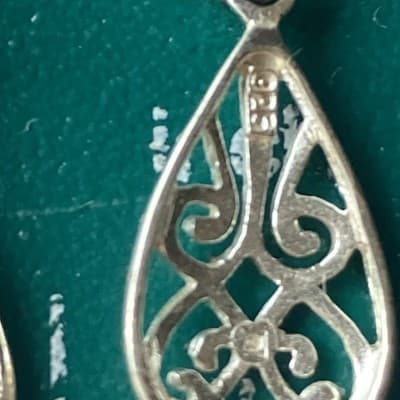 Giani Bernini Sterling 925 Filigree Teardrop Dangle Earrings NWT READ DESCRIP - Thumbnail 4
