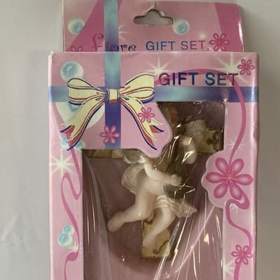 Vintage Y2K Fiore Angel Cherub Resin Magnets 2pc DEADSTOCK Angel Core Heavenly - Thumbnail 6