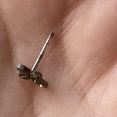 VTG Deadstock Sterling Silver 925 Marcasite Cross Crucifix Post Earrings Tomas - Thumbnail 14