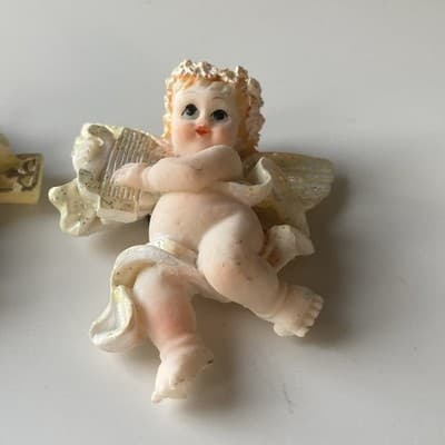 Vintage Y2K Fiore Angel Cherub Resin Magnets 2pc DEADSTOCK Angel Core Heavenly - Thumbnail 13
