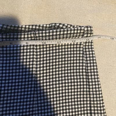 Womens Houndstooth Bike Shorts Office Sire Core Club Wear Indie Sleaze Large VTG - Thumbnail 8