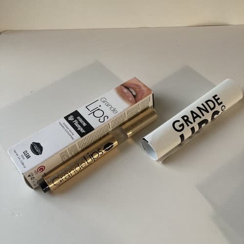 GRANDE LIPS CLEAR GLOSS LIP PLUMPER FULL SIZE 2.4 / 0.084 oz New With Box - Thumbnail 2
