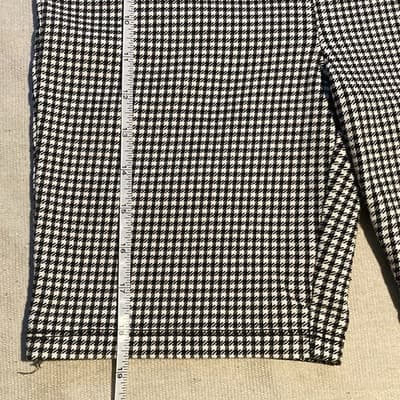 Womens Houndstooth Bike Shorts Office Sire Core Club Wear Indie Sleaze Large VTG - Thumbnail 10