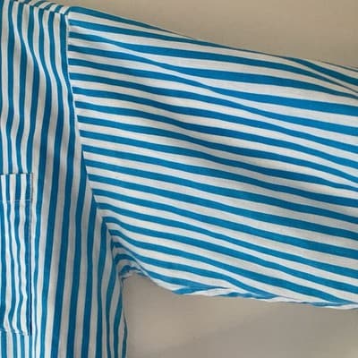 VTG Oak Hill Striped Oxford Button Up Shirt Womens LRG Quiet Luxury Office Core - Thumbnail 7