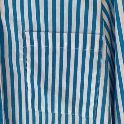 VTG Oak Hill Striped Oxford Button Up Shirt Womens LRG Quiet Luxury Office Core - Thumbnail 8