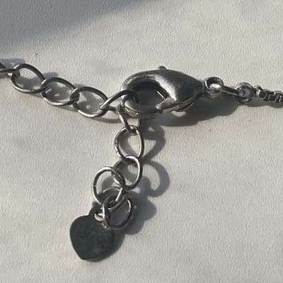 VTG Swarovski Crystal Snowflake Pave Sterling Silver 925 AU Pendant Chain XMAS - Thumbnail 14