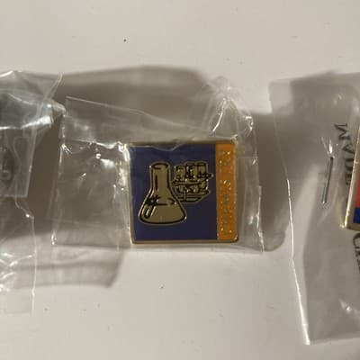 Vintage 1999 Teachers Discovery Enamel Education Pins Class Subjects Lot Of 3 - Thumbnail 3