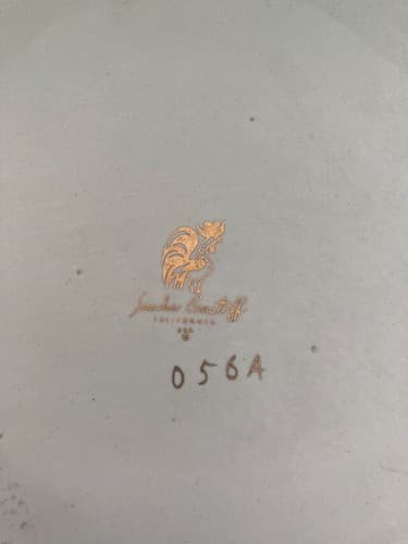 Vintage MCM Sascha Brastoff Ceramic Ashtray Trinket Dish Mid Century 056A READ - Thumbnail 7