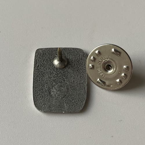 Vintage WWJD What Would Jesus Do? Pewter Pin Christianity Catholic USA MADE - Thumbnail 3