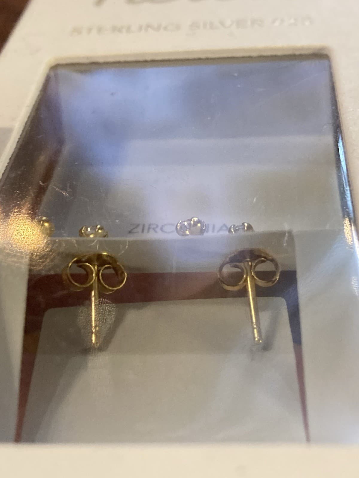 I AM GOLD PLATED 925 STERLING SILVER ZIRCONIA Rhinestones Ear Climber EARRINGS - Thumbnail 4