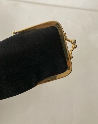 Vintage West Germany Golden Seal Petit Point Comb Brush Floral Vanity Celluloid - Thumbnail 18