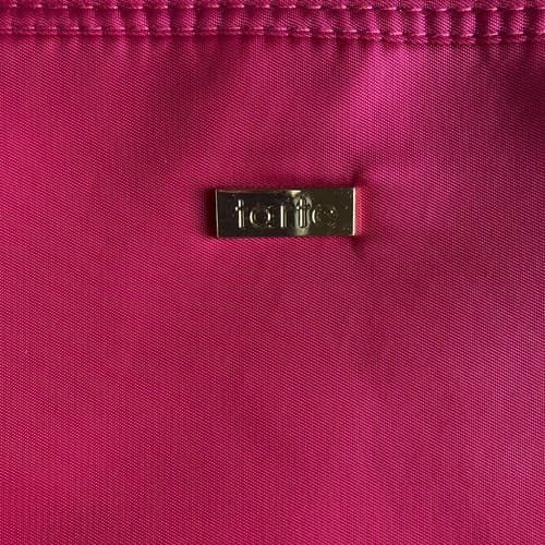 NWOT Tarte Cosmetics Magenta Pink Pom Pom Make Up Bag Pouch - Thumbnail 5