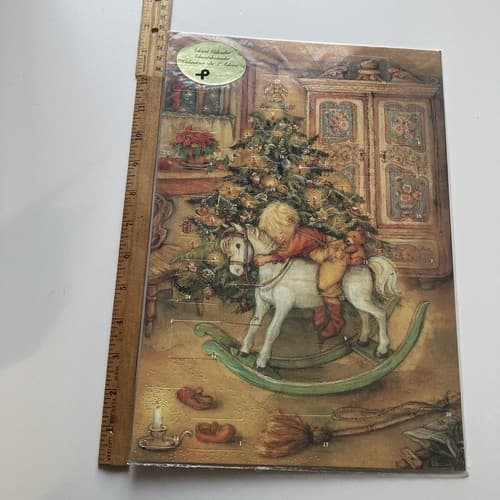 Pictura Graphica Scandinavian Sweden Advent Calendar Christmas VTG Xmas NOS - Thumbnail 2