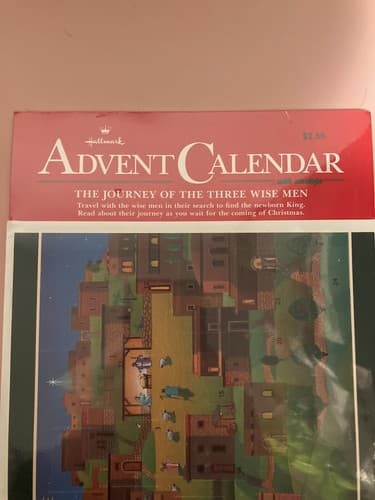 Hallmark Vintage Christmas Advent Calendar Journey of the Three Wise Men NOS - Thumbnail 2