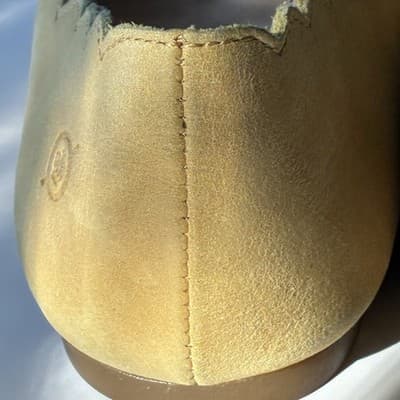 Born ALLIE Ballet Flats Womens 7.5M Yellow Leather Scalloped Shoes SEE PICS - Thumbnail 15