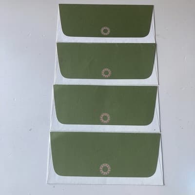 Vintage Christmas Bank Money Envelopes Security First National Bank 4pc MCM - Thumbnail 2
