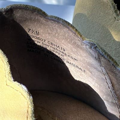 Born ALLIE Ballet Flats Womens 7.5M Yellow Leather Scalloped Shoes SEE PICS - Thumbnail 7