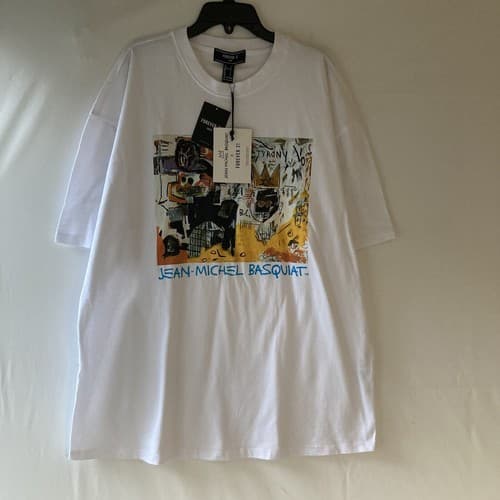 Basquiat X Forever 21 JEAN MICHEL BASQUIAT ART PRINT T SHIRT SIZE LARGE NWT