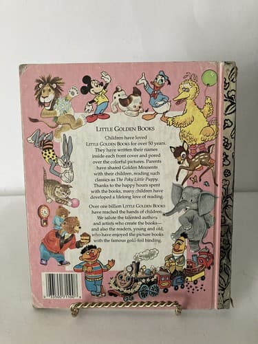 Vintage the Little Mermaid Little Golden Book 1991 Edition Disney - Thumbnail 2