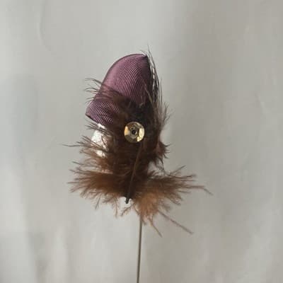 Vintage French Flapper Art Deco Style Lady Head Stick Pin Retro READ DESCRIPTION - Thumbnail 6